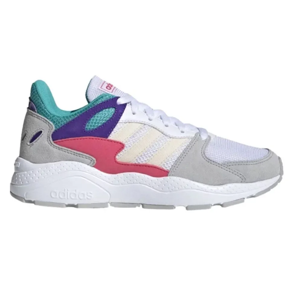 Adidas Crazychaos White Ecru Tint Colorful Cloafoam Sole Sneakers Size 8.5